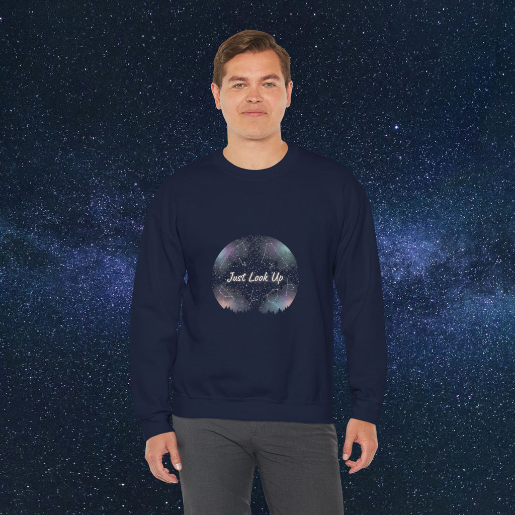 Just look up || Crewneck Sweatshirt
