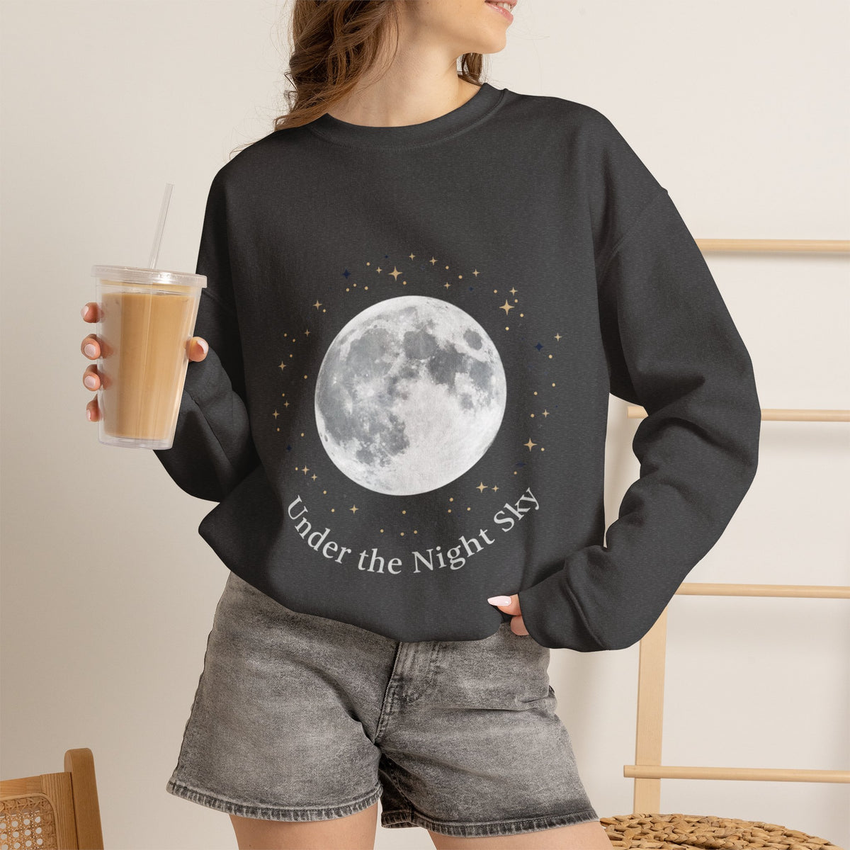 Moon Crewneck Sweatshirt