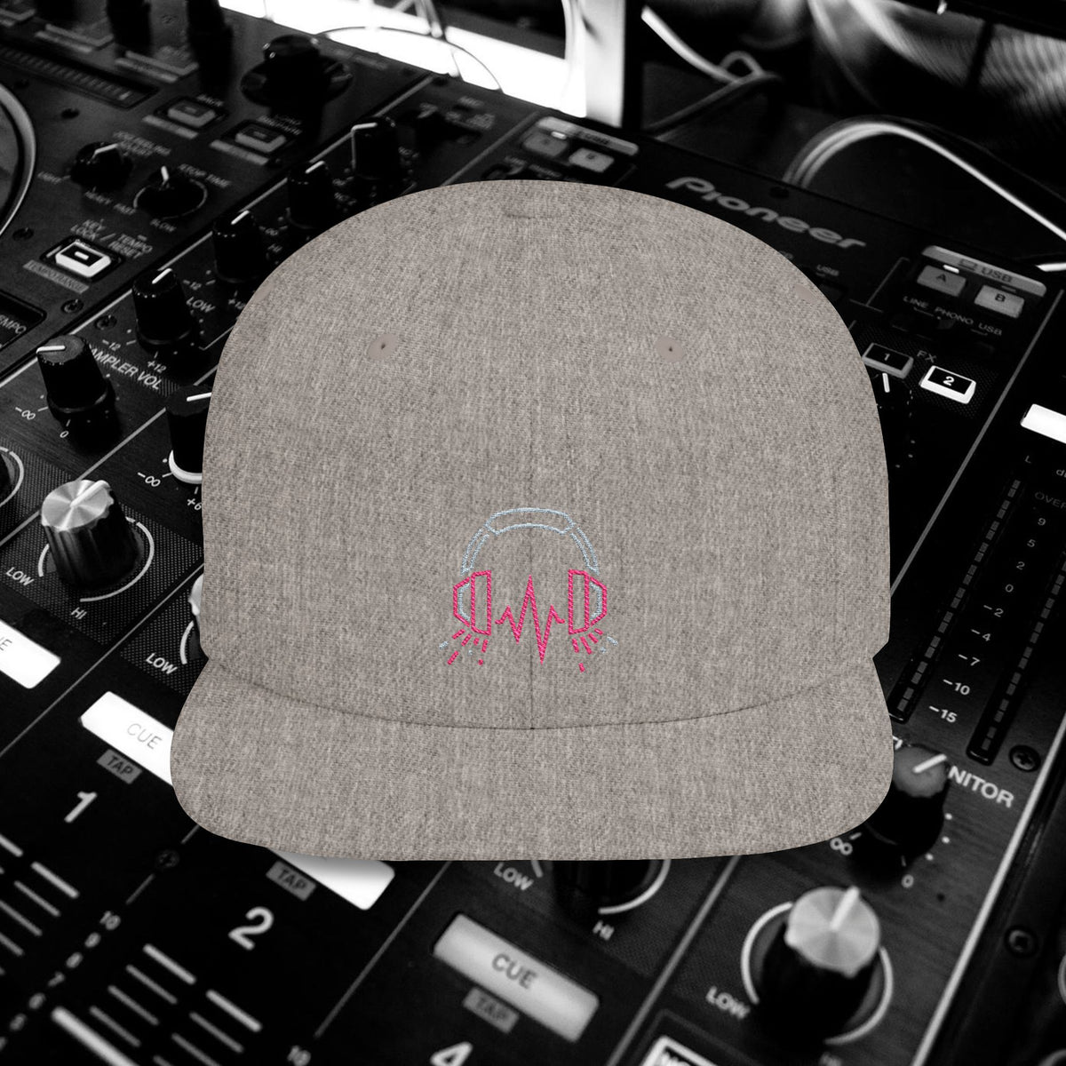 DJ Pulse Flat Bill Snapback Beatwave Cap