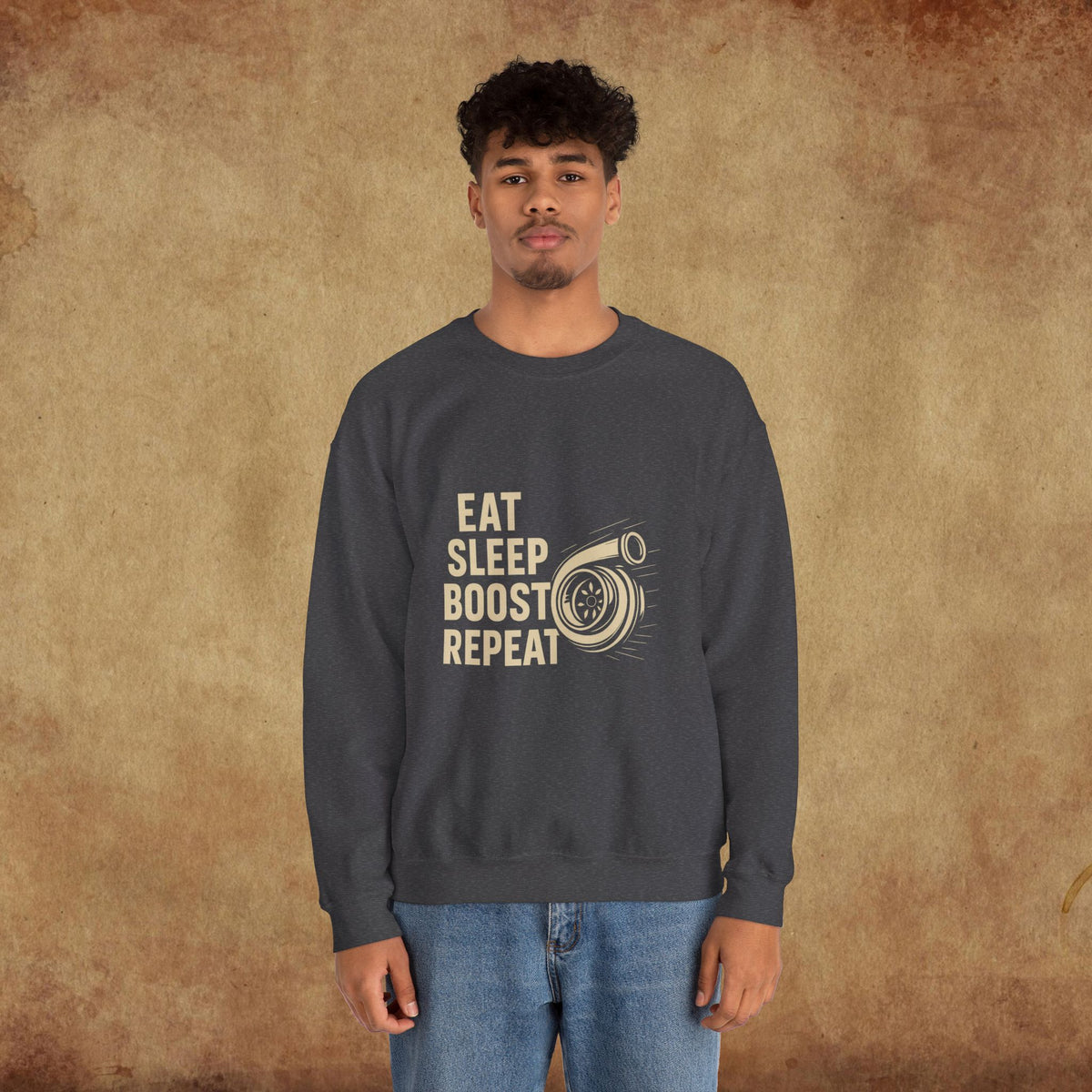 Eat Sleep Boost Repeat Crewneck Sweatshirt