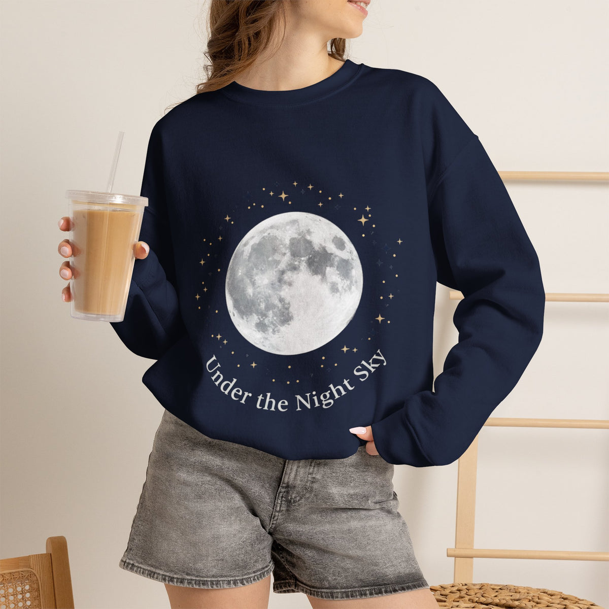 Moon Crewneck Sweatshirt