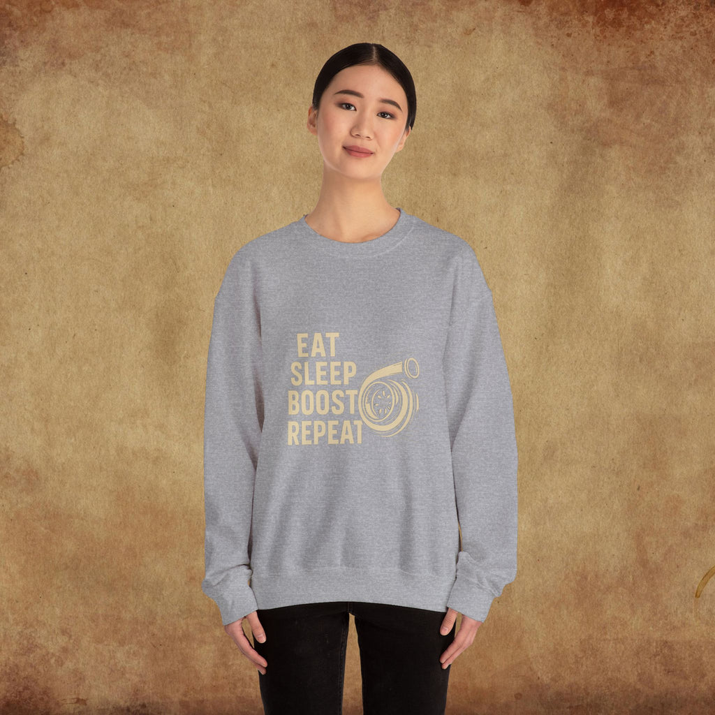 Eat Sleep Boost Repeat Crewneck Sweatshirt