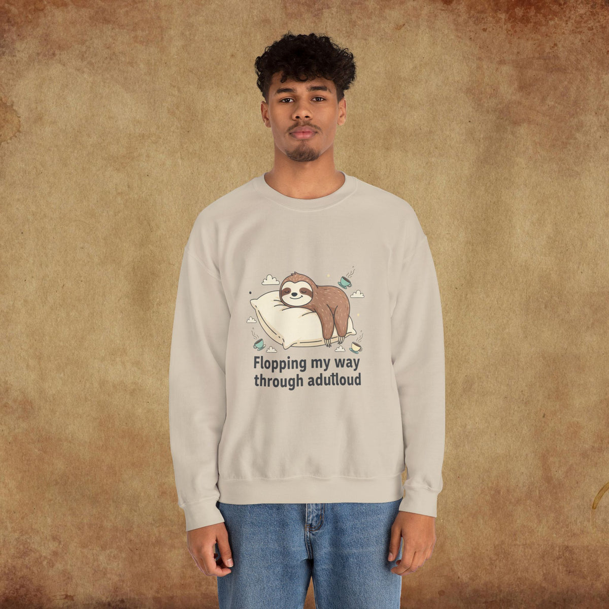 Flopping My Way Through Adulthood Sweatshirt