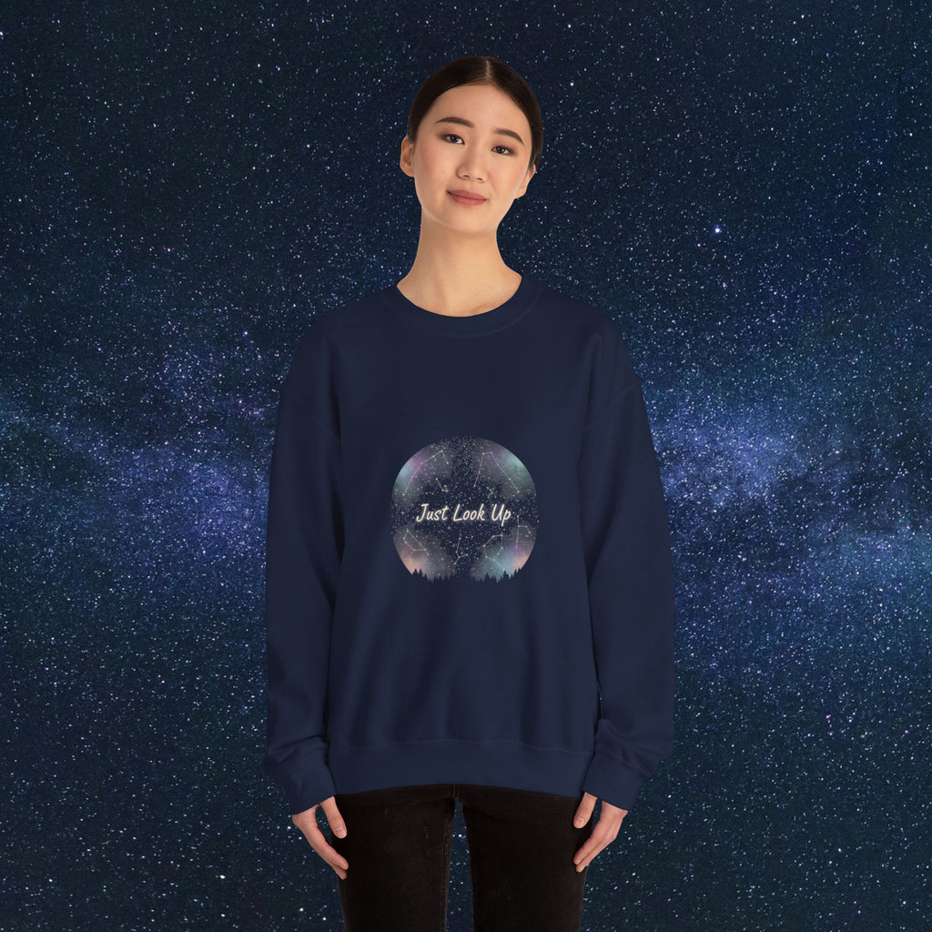 Just look up || Crewneck Sweatshirt