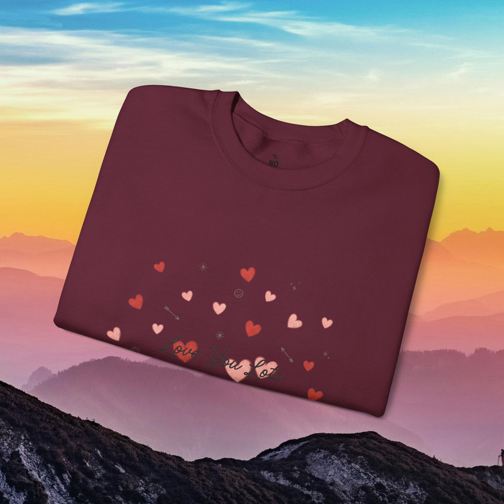 Tiny heart confetti crewneck sweatshirt
