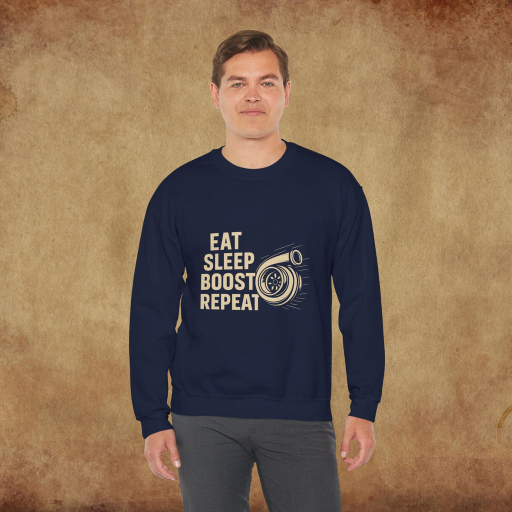 Eat Sleep Boost Repeat Crewneck Sweatshirt