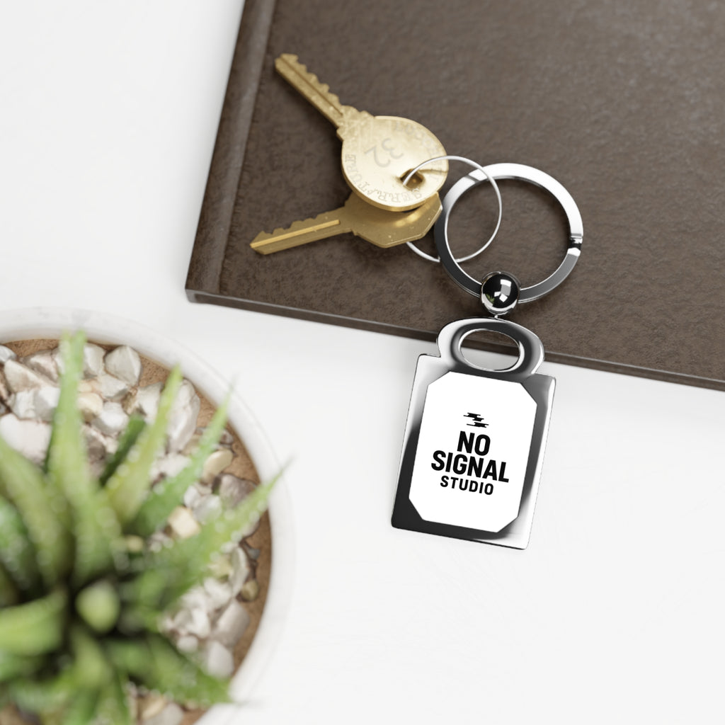 Personalize your own Rectangle Photo Keyring — Metal Photo Insert Keychain