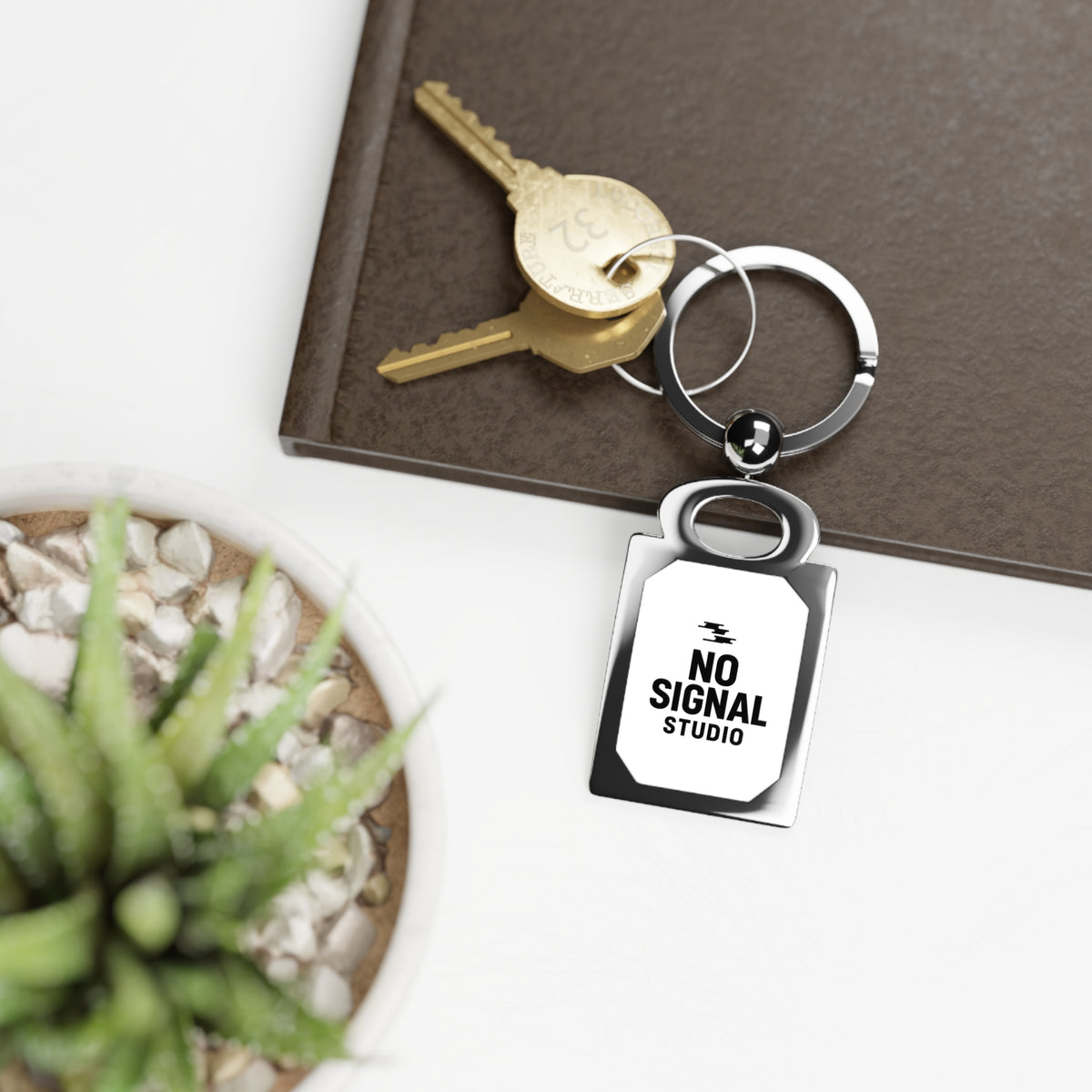 Personalize your own Rectangle Photo Keyring — Metal Photo Insert Keychain
