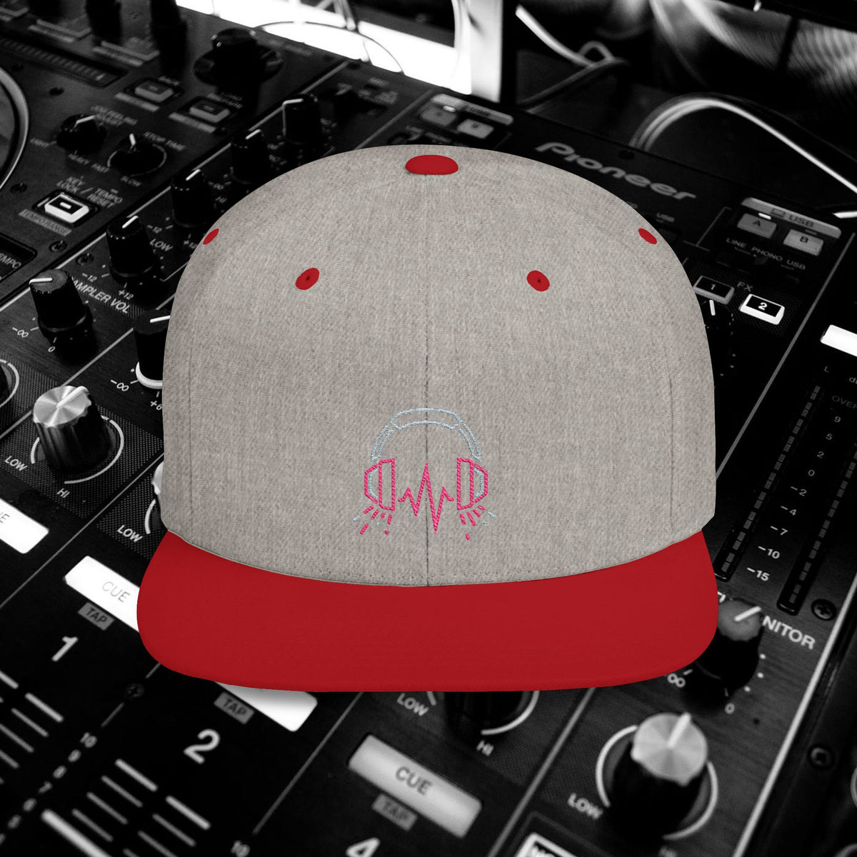 DJ Pulse Flat Bill Snapback Beatwave Cap