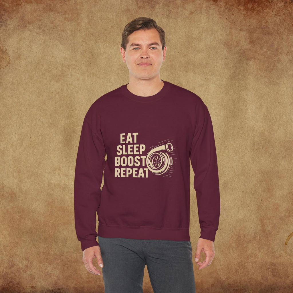 Eat Sleep Boost Repeat Crewneck Sweatshirt