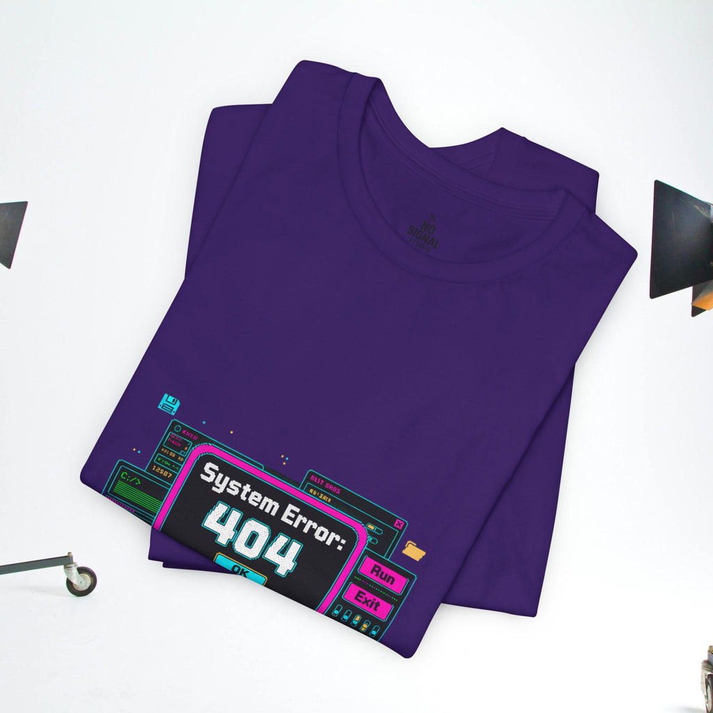 System 404| Retro OS Error Shirt