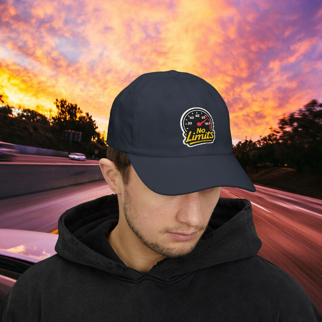 No Limits Dad Cap — Speedometer Hat