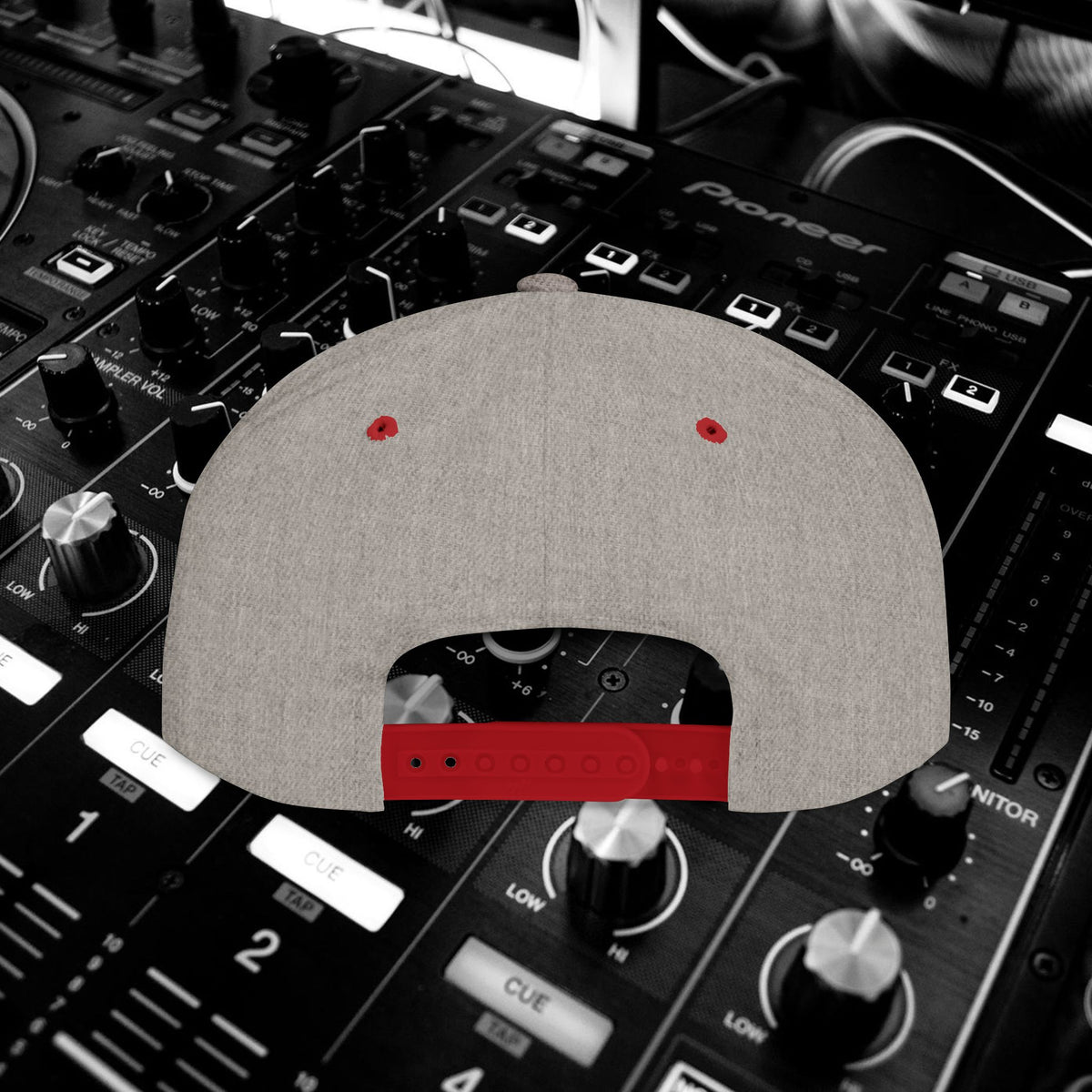 DJ Pulse Flat Bill Snapback Beatwave Cap