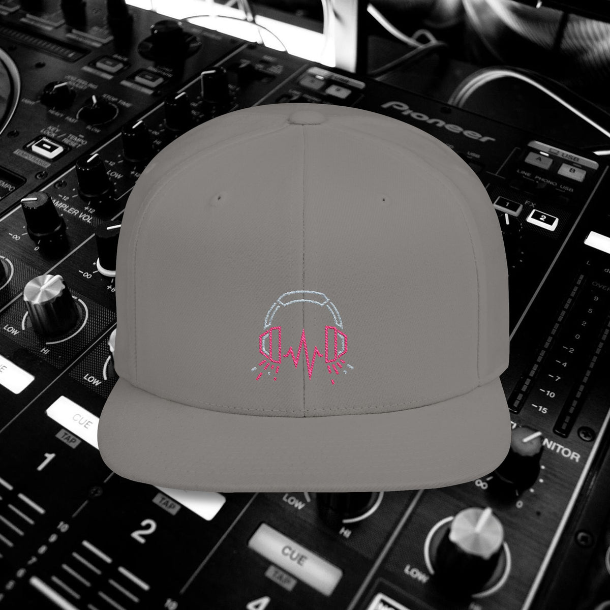DJ Pulse Flat Bill Snapback Beatwave Cap