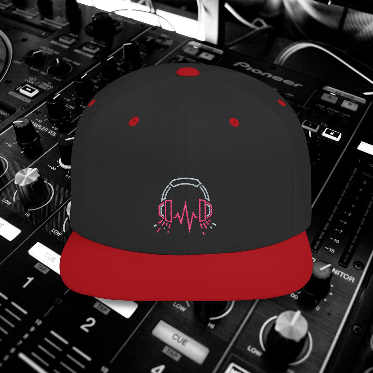 DJ Pulse Flat Bill Snapback Beatwave Cap