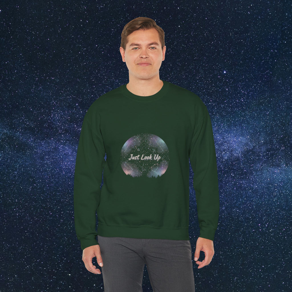 Just look up || Crewneck Sweatshirt