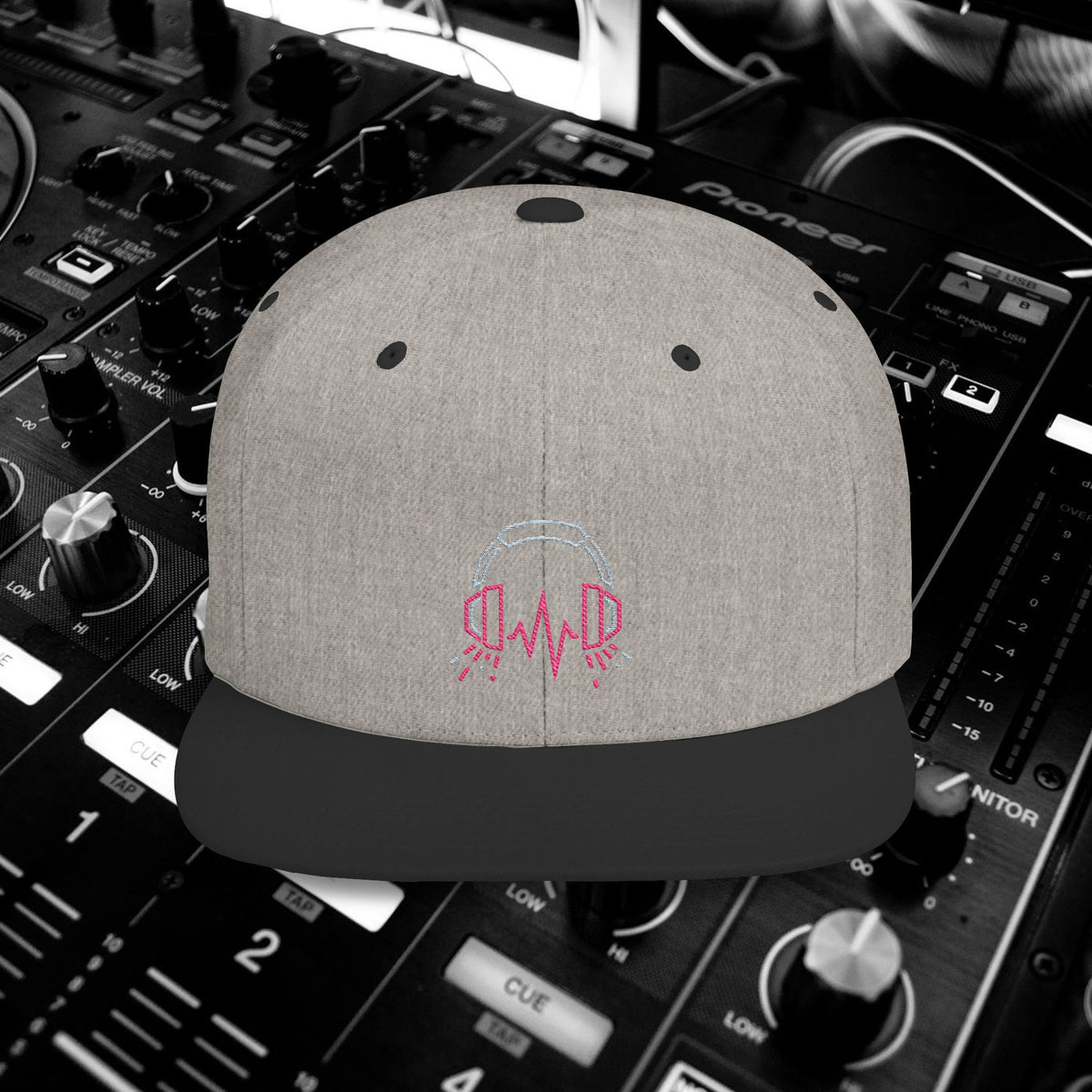 DJ Pulse Flat Bill Snapback Beatwave Cap