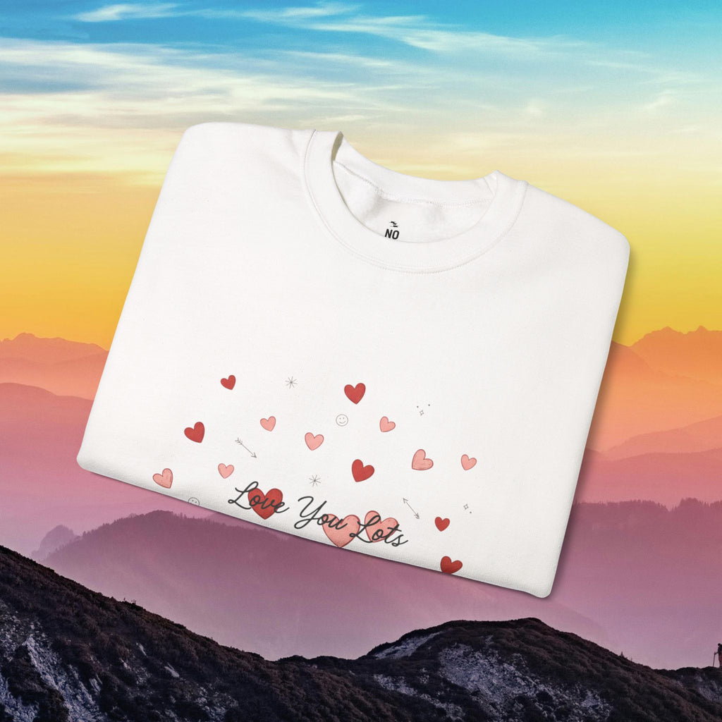 Tiny heart confetti crewneck sweatshirt