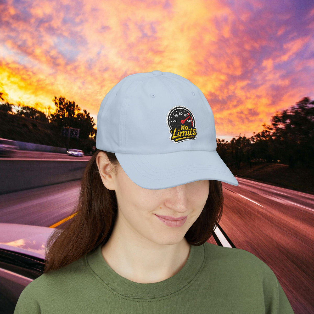 No Limits Dad Cap — Speedometer Hat