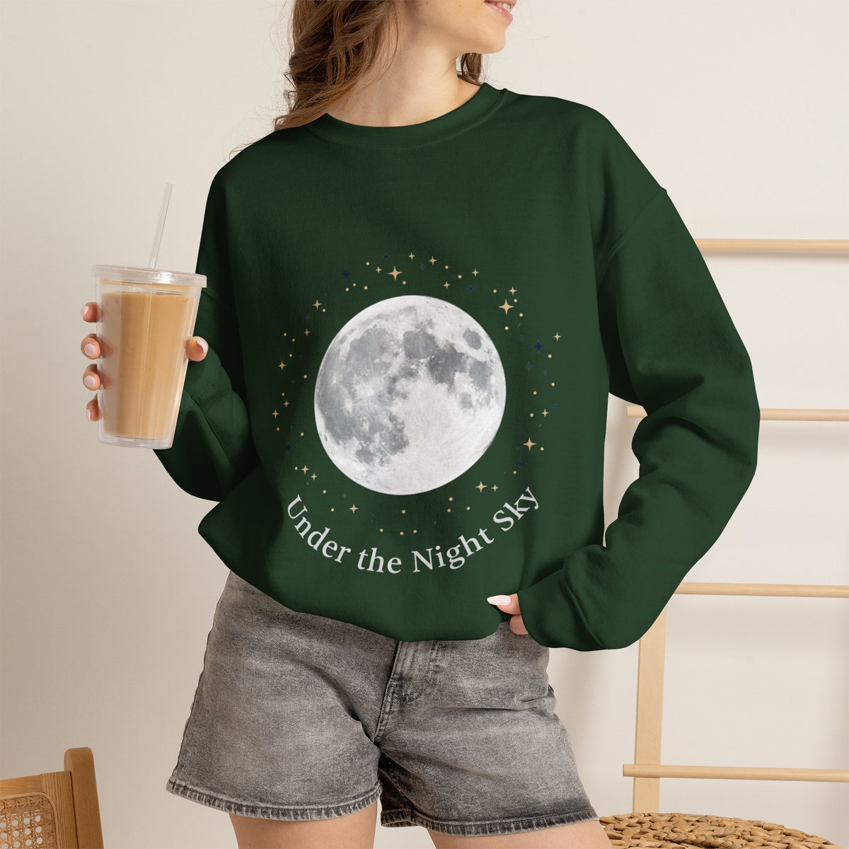 Moon Crewneck Sweatshirt