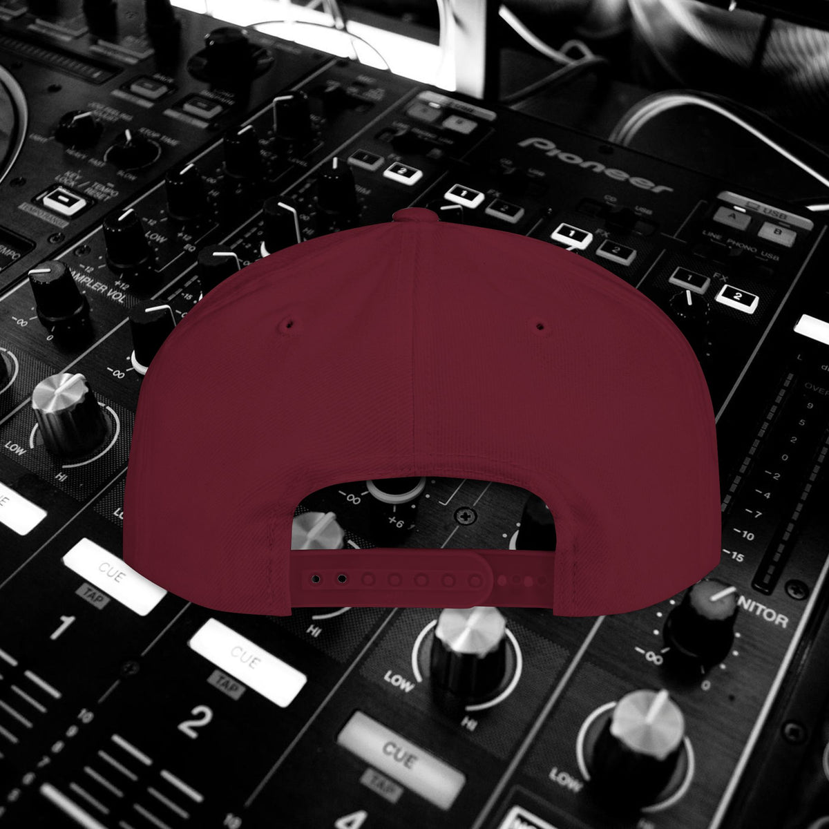 DJ Pulse Flat Bill Snapback Beatwave Cap