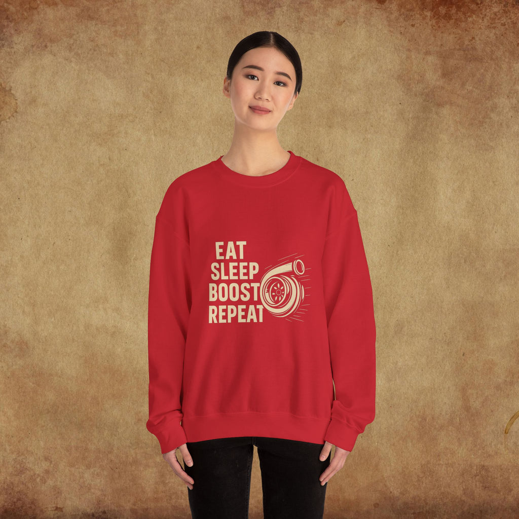 Eat Sleep Boost Repeat Crewneck Sweatshirt