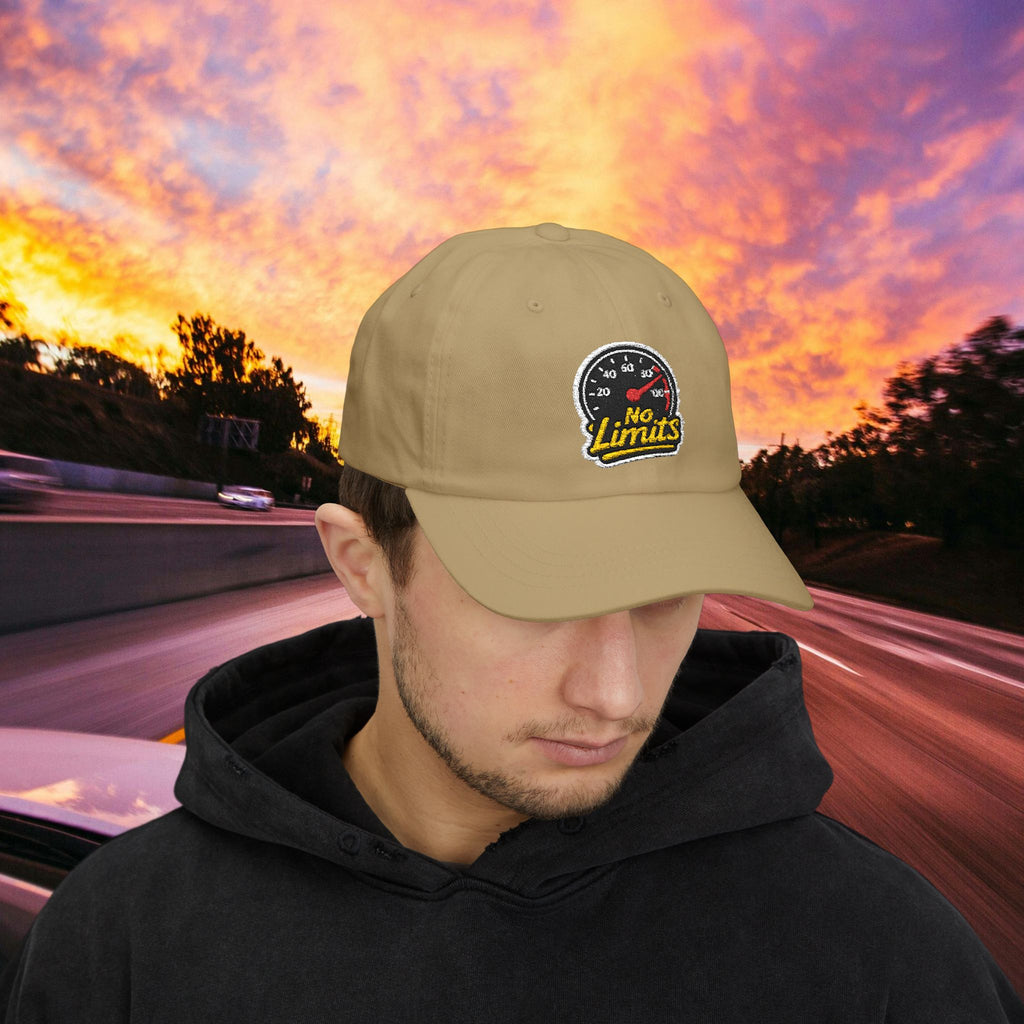 No Limits Dad Cap — Speedometer Hat