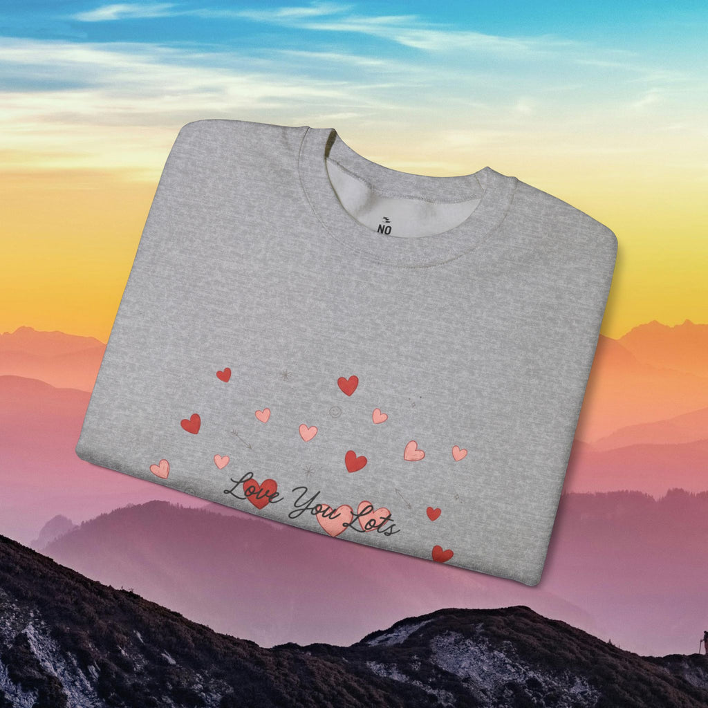 Tiny heart confetti crewneck sweatshirt