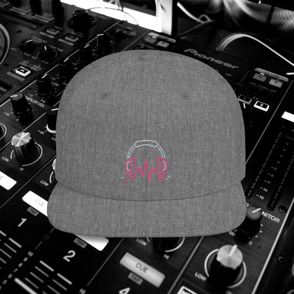 DJ Pulse Flat Bill Snapback Beatwave Cap
