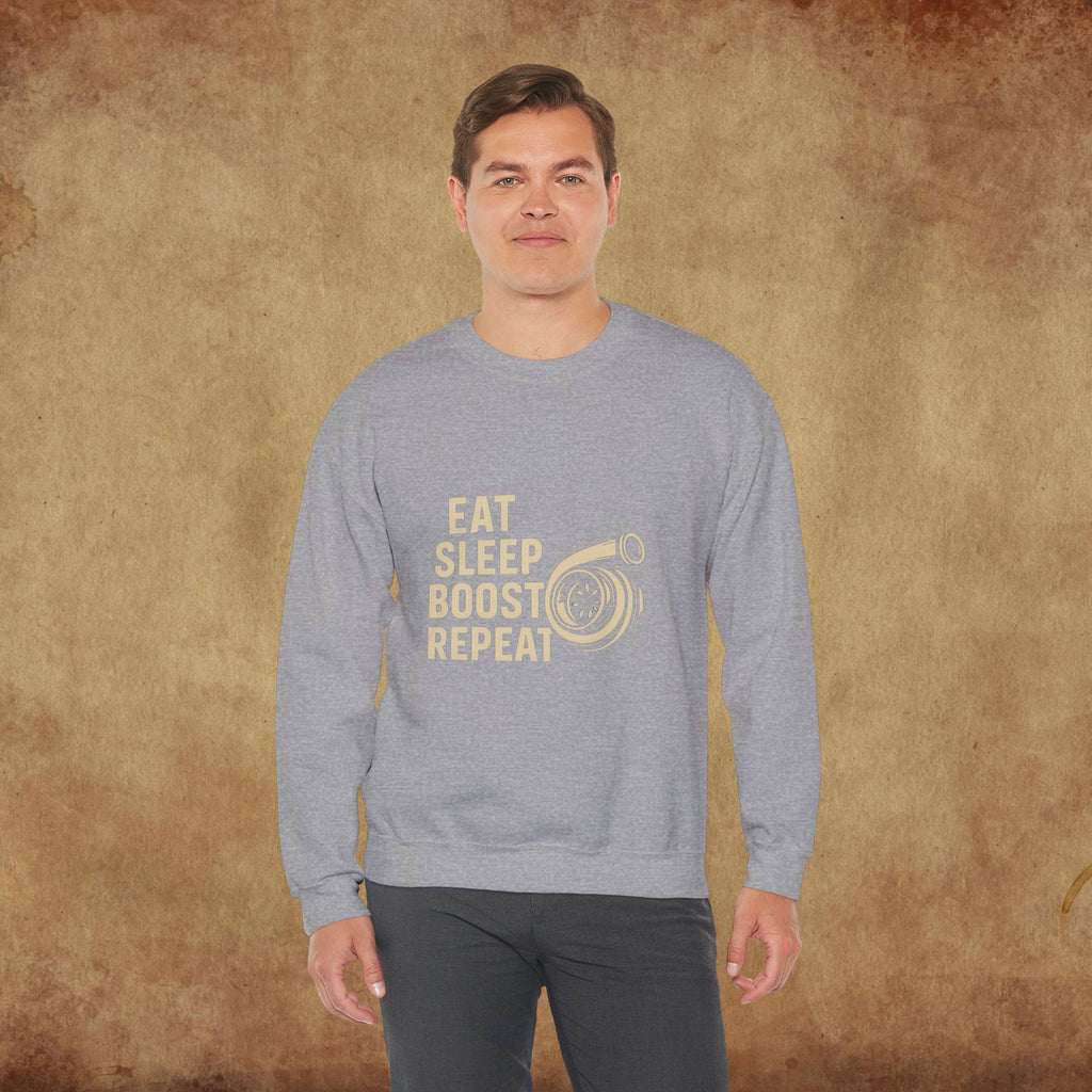 Eat Sleep Boost Repeat Crewneck Sweatshirt