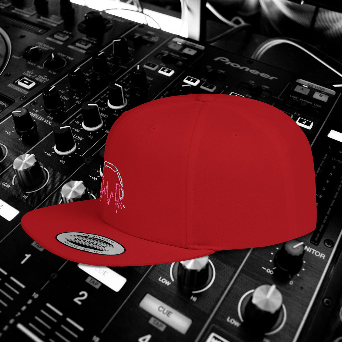 DJ Pulse Flat Bill Snapback Beatwave Cap