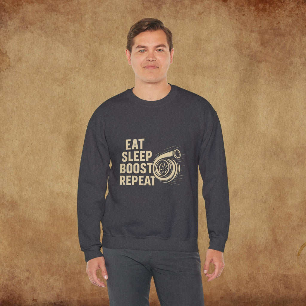 Eat Sleep Boost Repeat Crewneck Sweatshirt