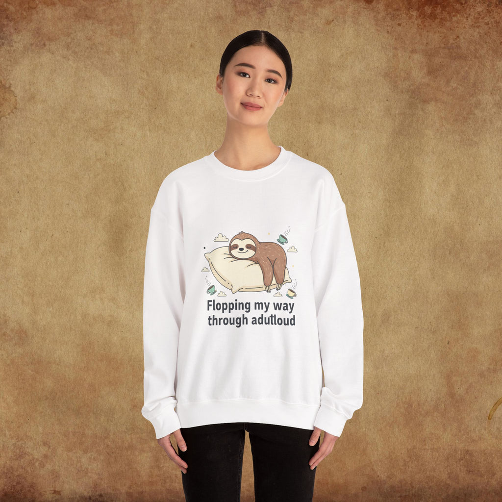 Flopping My Way Through Adulthood Sweatshirt