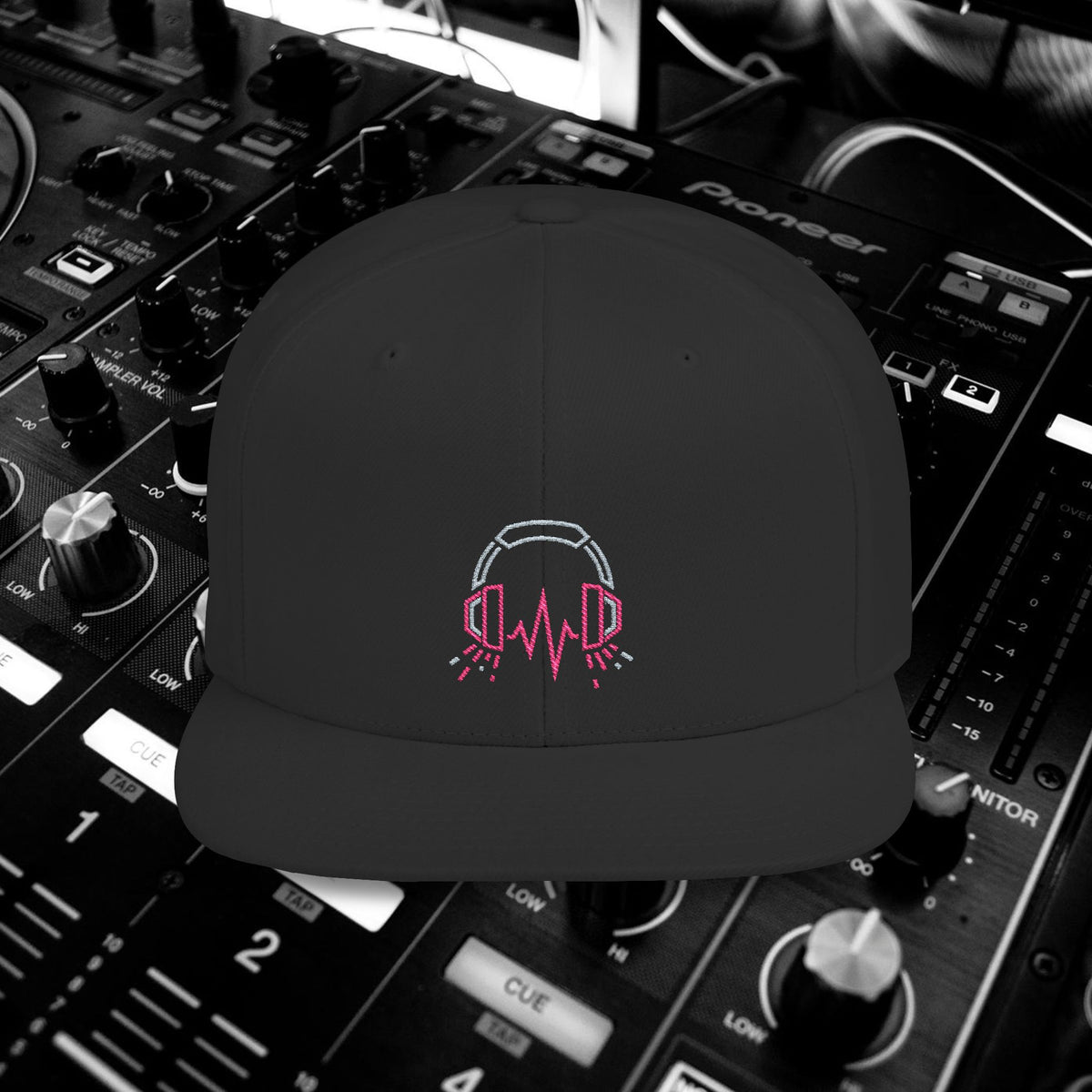 DJ Pulse Flat Bill Snapback Beatwave Cap