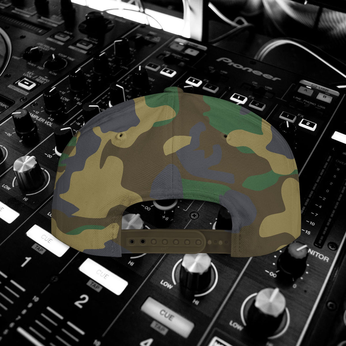 DJ Pulse Flat Bill Snapback Beatwave Cap