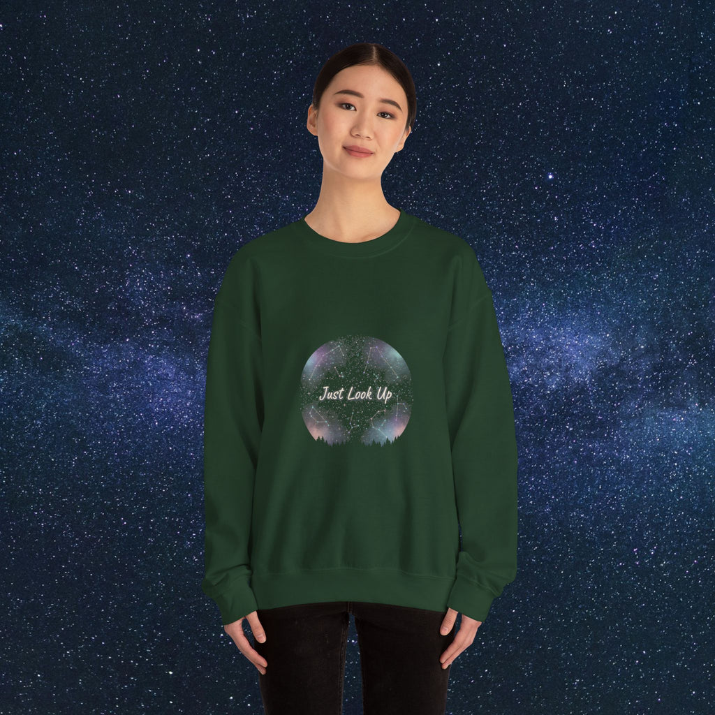 Just look up || Crewneck Sweatshirt