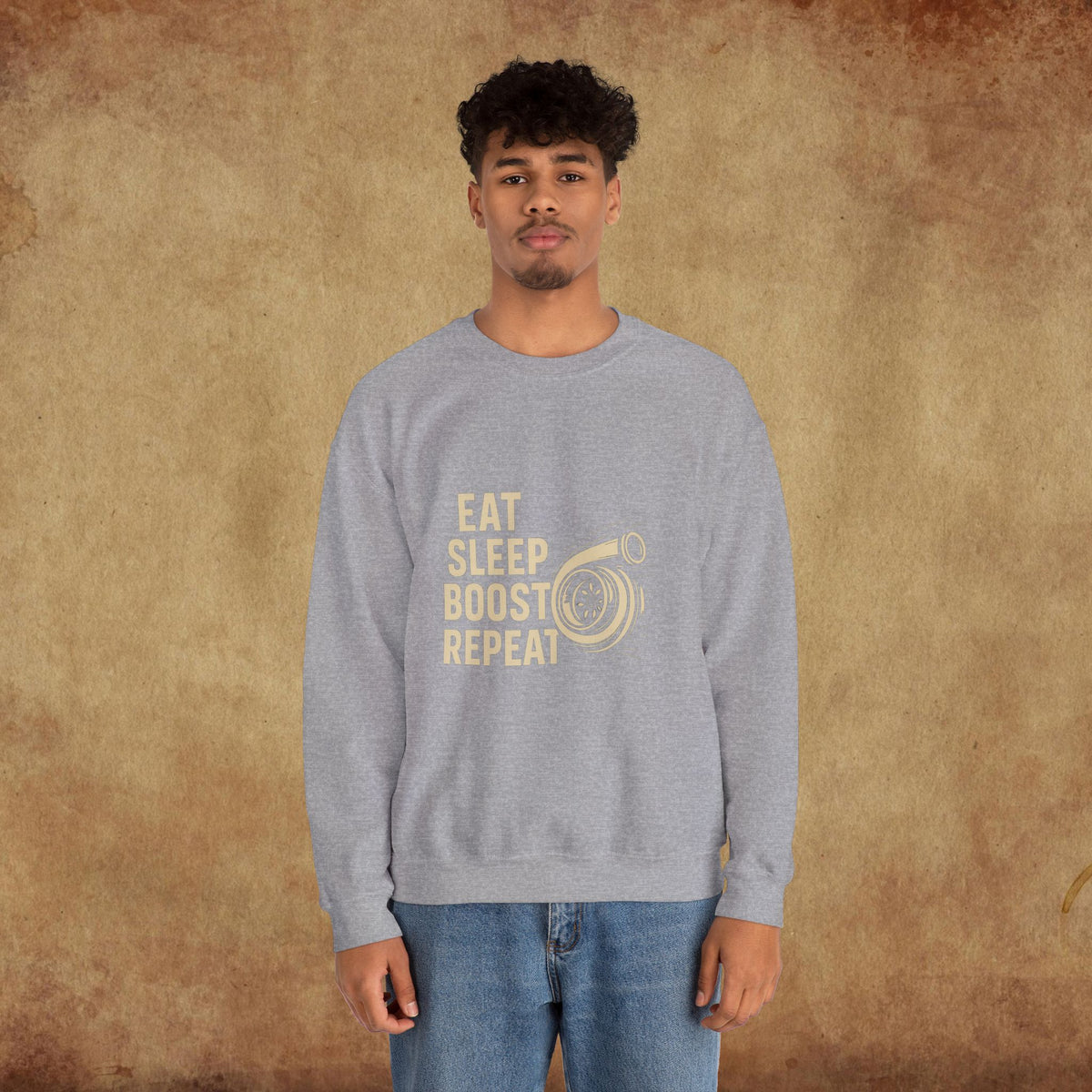 Eat Sleep Boost Repeat Crewneck Sweatshirt