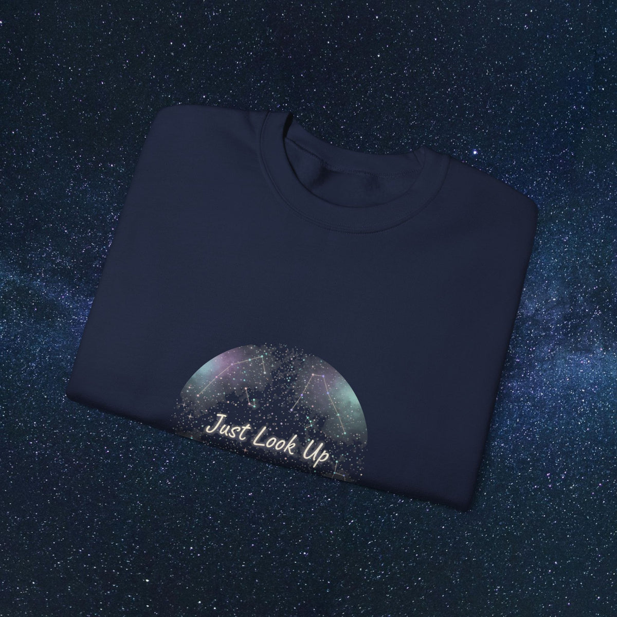 Just look up || Crewneck Sweatshirt