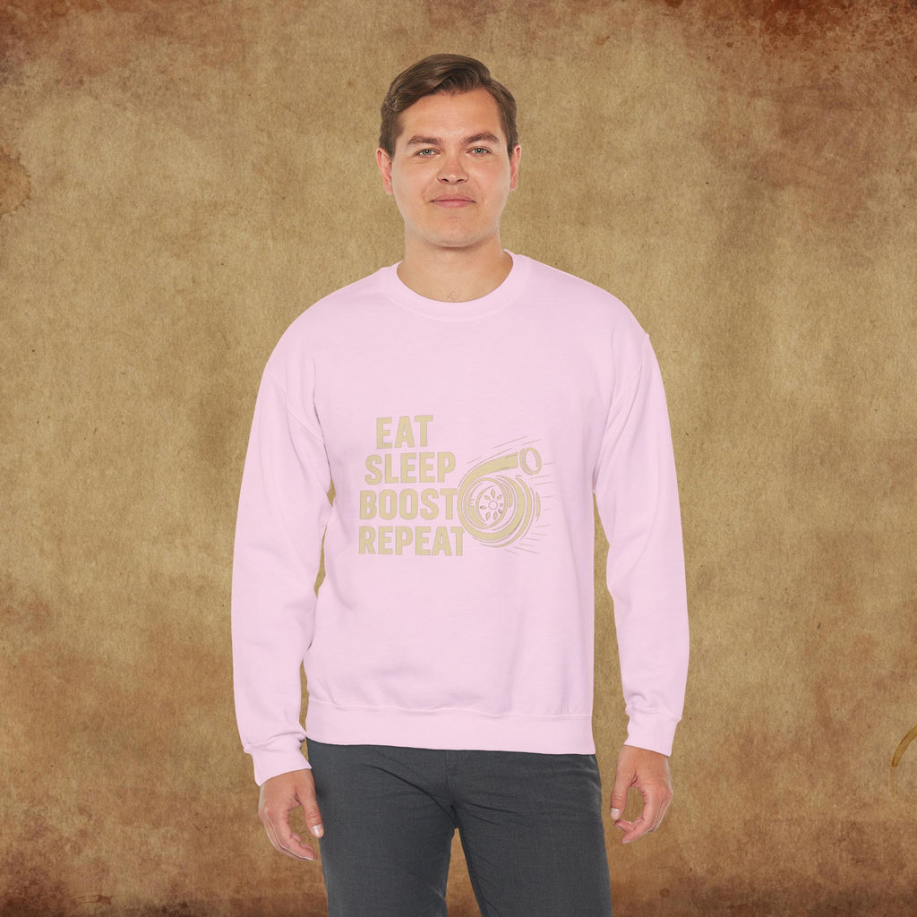 Eat Sleep Boost Repeat Crewneck Sweatshirt