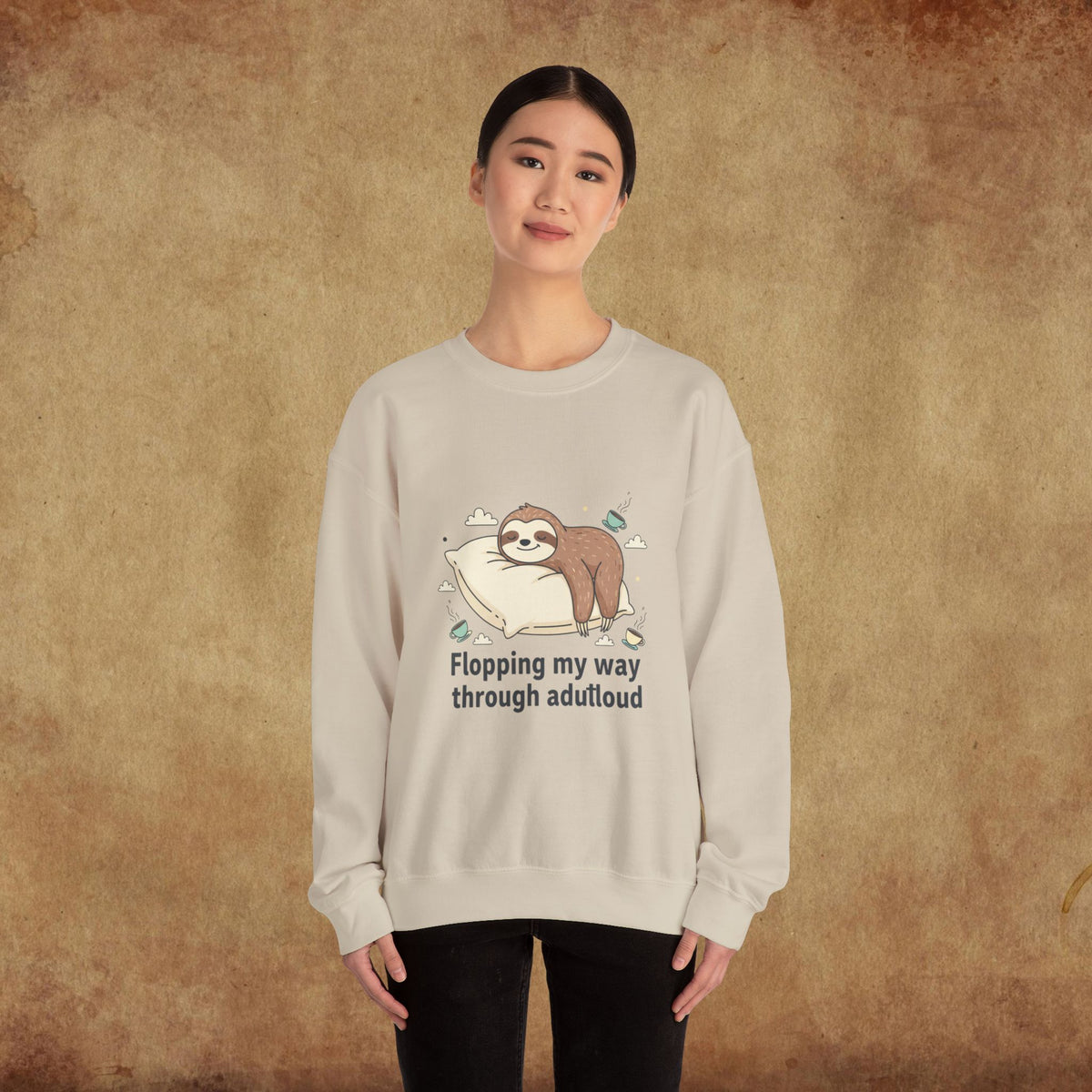 Flopping My Way Through Adulthood Sweatshirt