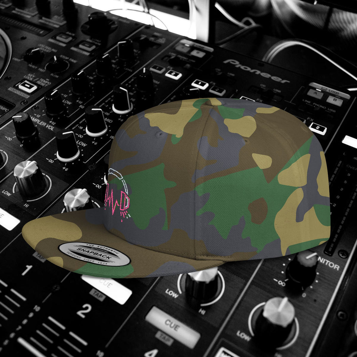 DJ Pulse Flat Bill Snapback Beatwave Cap