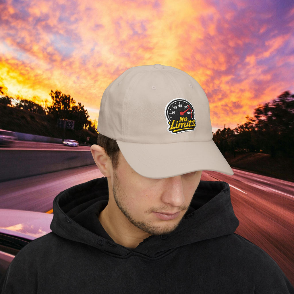 No Limits Dad Cap — Speedometer Hat
