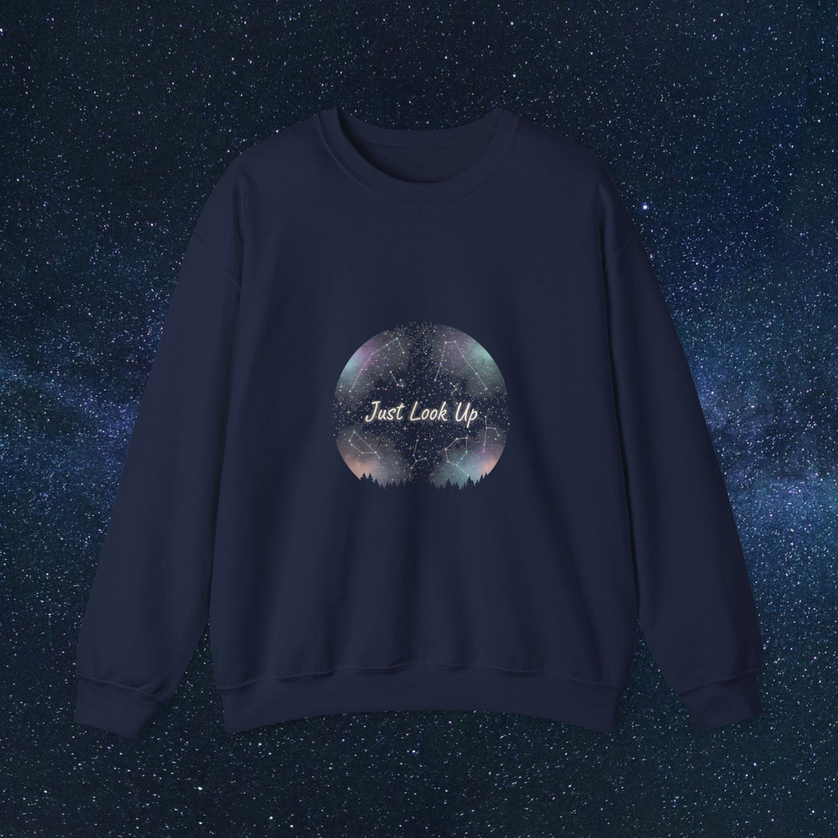 Just look up || Crewneck Sweatshirt