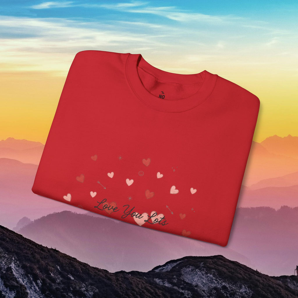 Tiny heart confetti crewneck sweatshirt