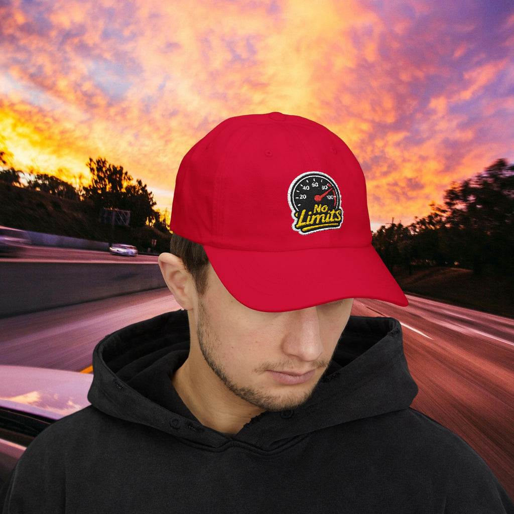 No Limits Dad Cap — Speedometer Hat