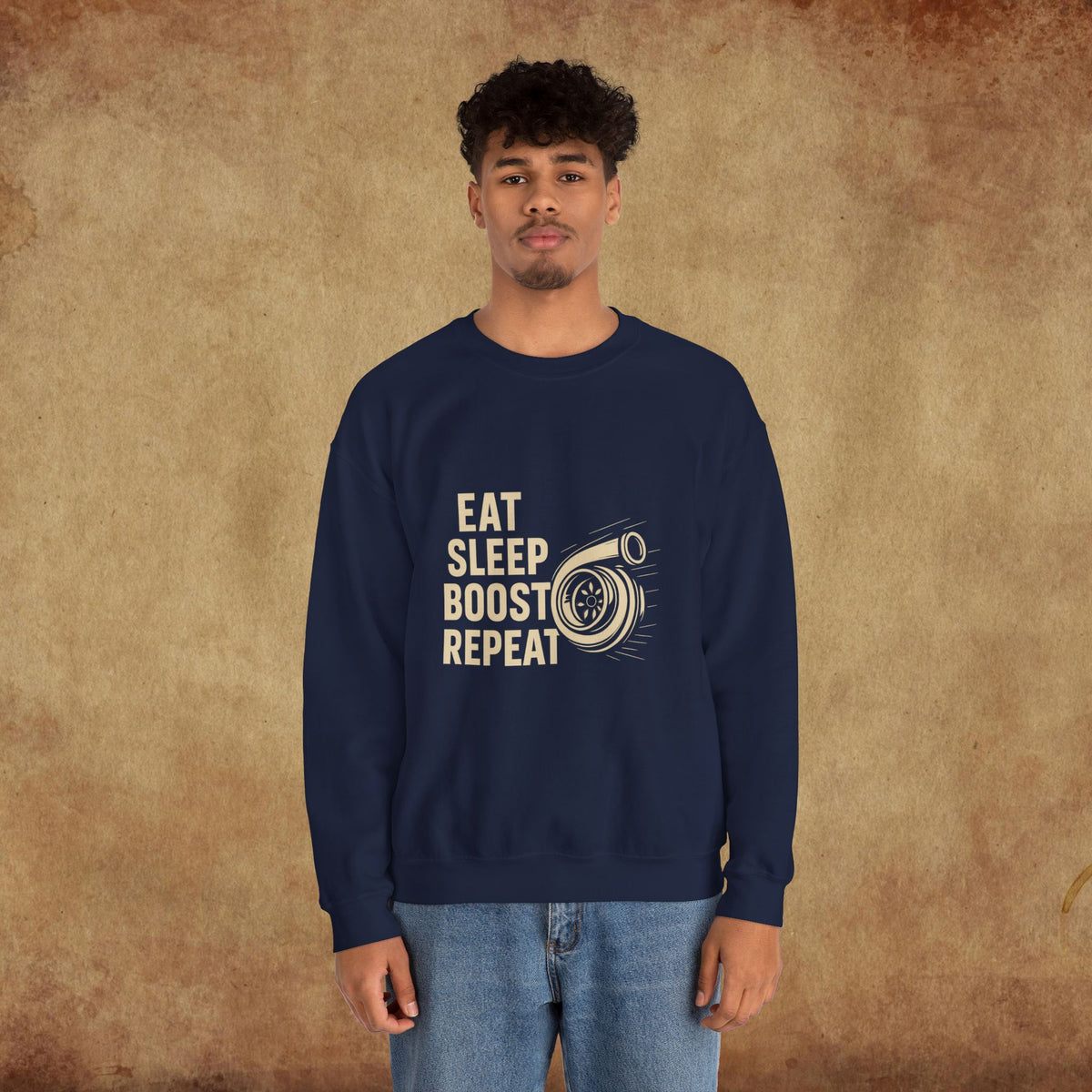 Eat Sleep Boost Repeat Crewneck Sweatshirt