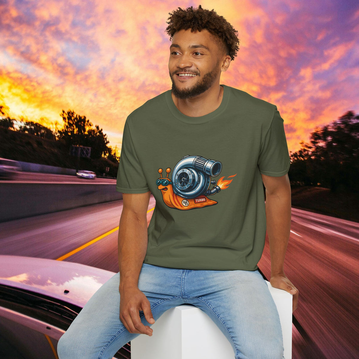 Turbo Snail T-Shirt — Racing Turbocharger Tee