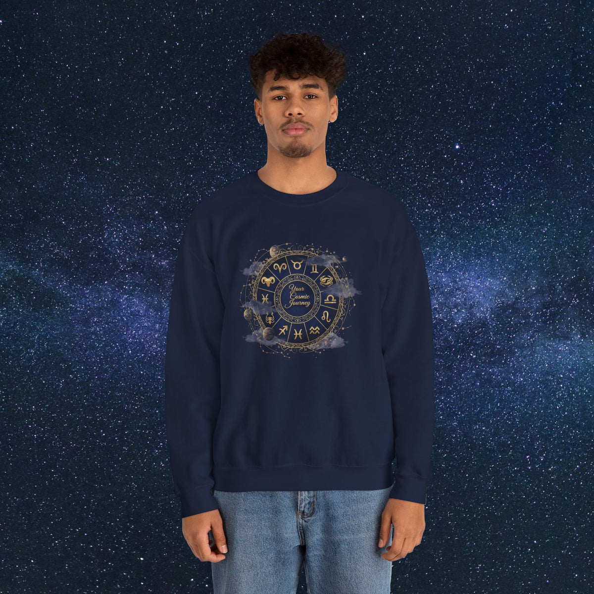 Zodiac Wheel Crewneck Sweatshirt