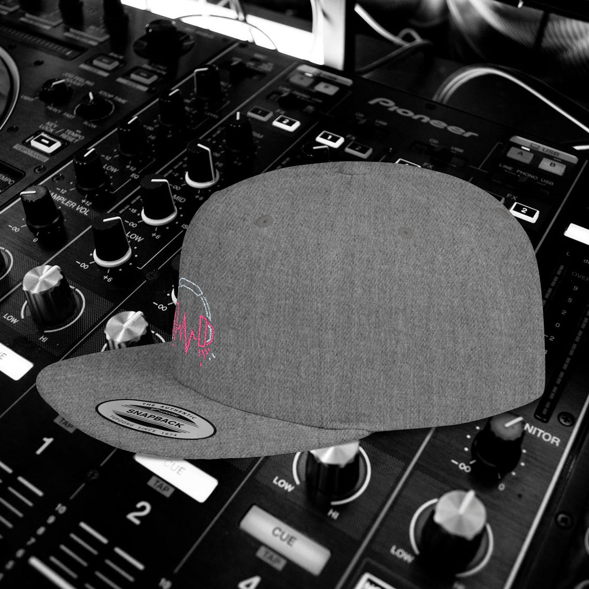 DJ Pulse Flat Bill Snapback Beatwave Cap