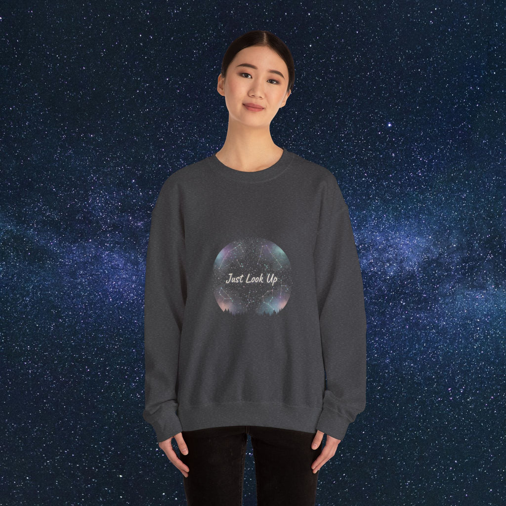 Just look up || Crewneck Sweatshirt